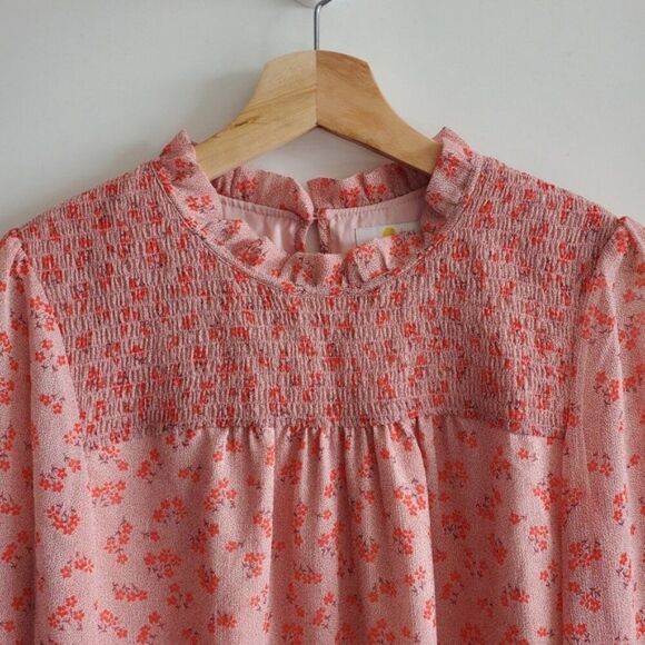 Boden Boho Jamie Chalky Pink Daisy Field Top Size 4 - Picture 3 of 12